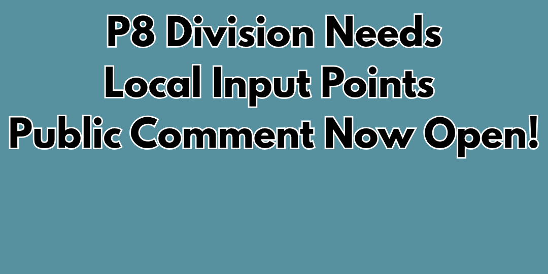 P8 Division Needs Local Input Points